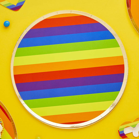 Rainbow Party Plates