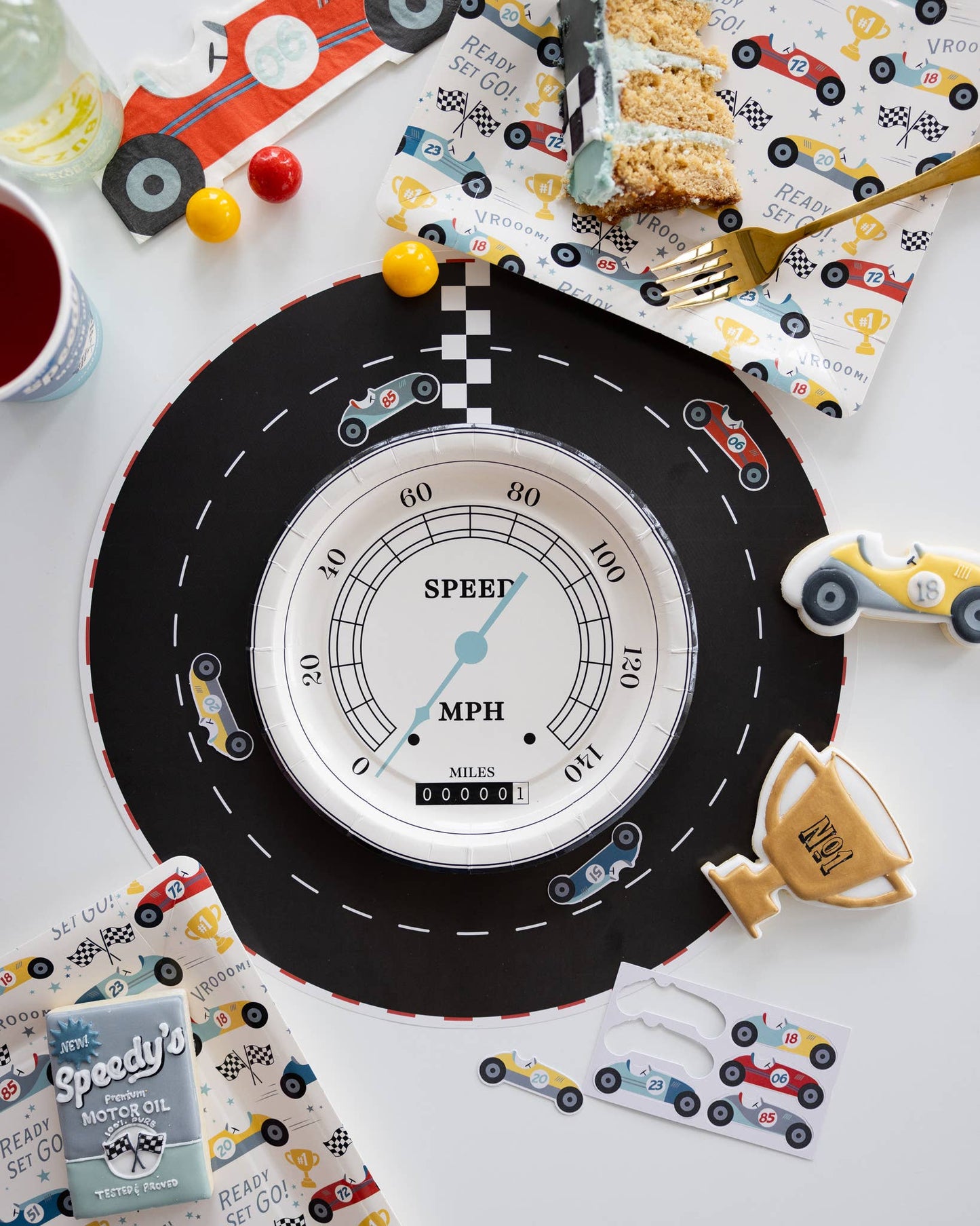 MIL1040 - Miles per Hour - Speedometer Plate