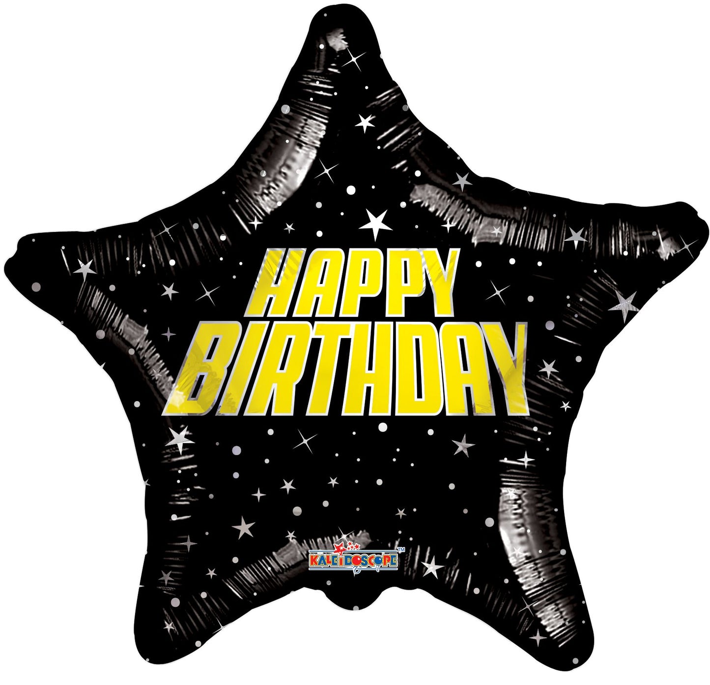 18" Birthday Space Holo Balloon - NO HELIUM