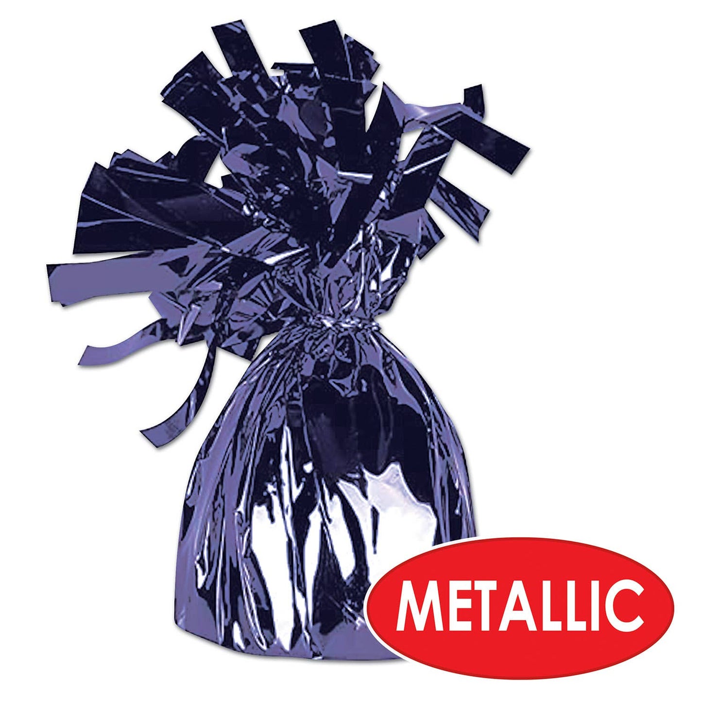 Metallic Wrapped Balloon Weight - Lavender, 6 oz