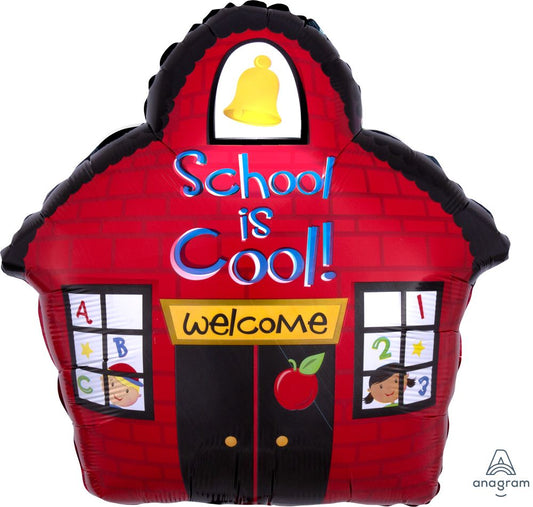 18" Shape School House Balloon