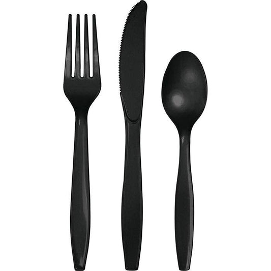 Black Velvet Value Friendly Asst Plastic Cutlery, 18/Pkg