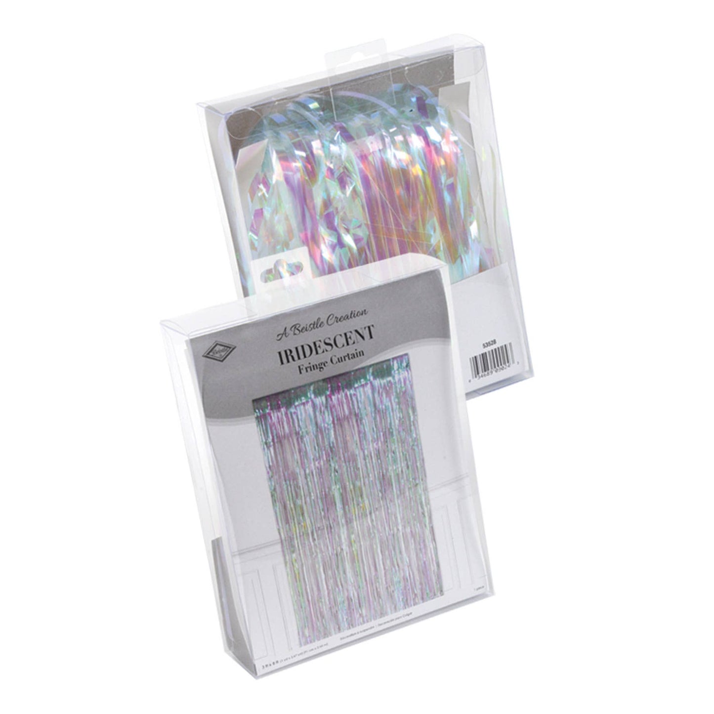 1-Ply Iridescent Fringe Curtain,8' x 3'