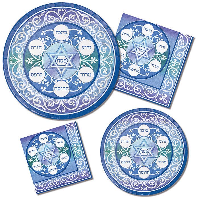 Pesach Paper Dessert Plates, 8/Pkg