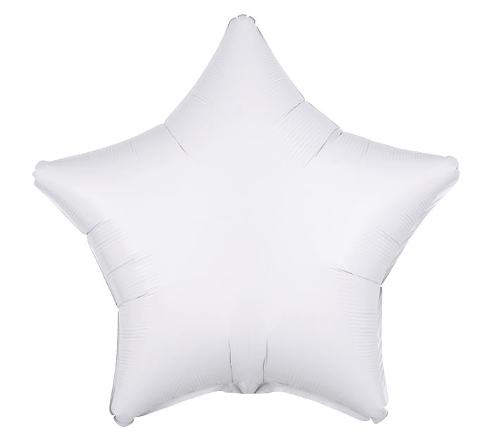 19" PKG METALLIC WHITE STAR