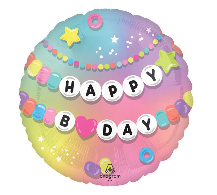 17"PKG FRIENDSHIP BALLOON HAPPY BIRTHDAY