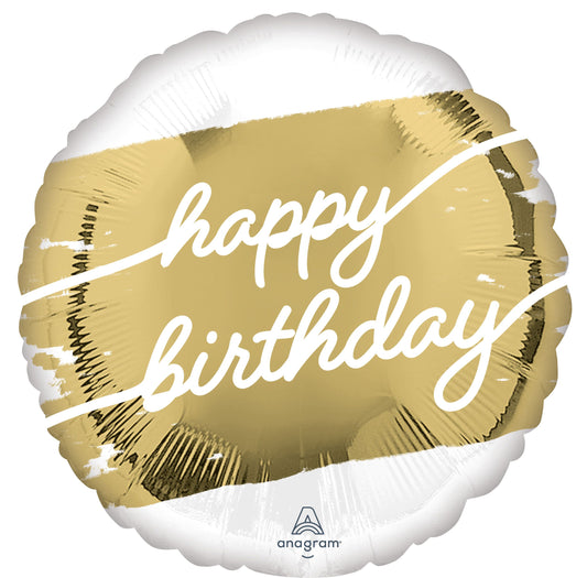 Standard Golden Birthday Balloon