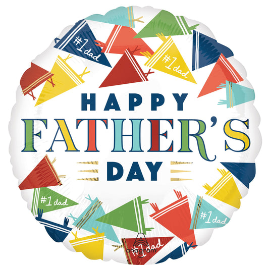 Standard Happy Fathers Day Varsity Dad Balloon