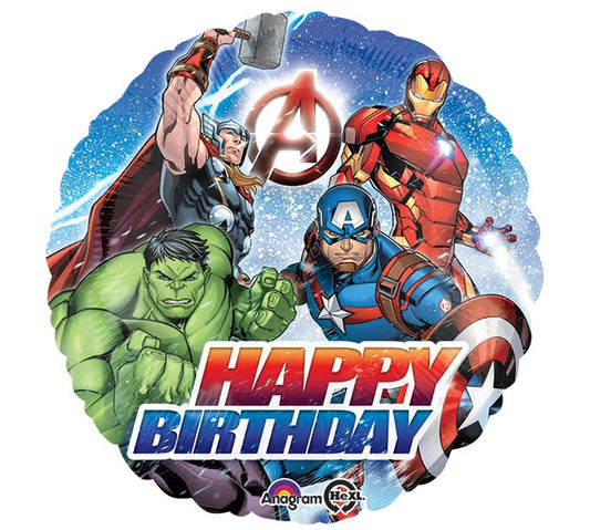 17"PKG AVENGERS BIRTHDAY BALLOON