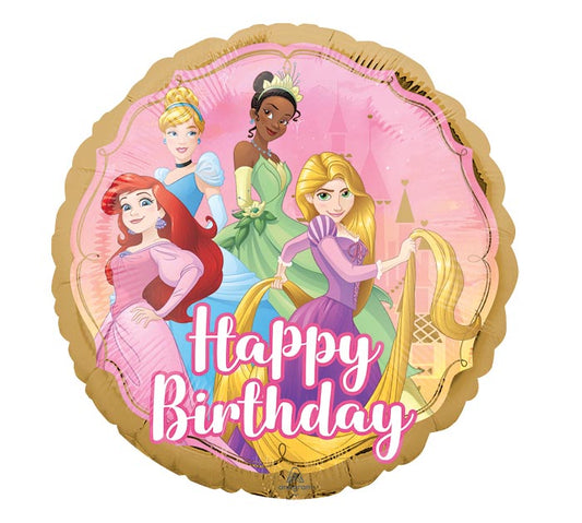 17"PKG HBD DISNEY PRINCESS