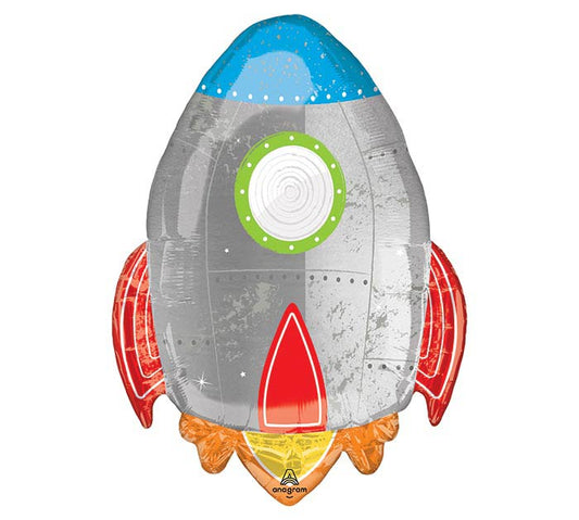 29" PKG BLAST OFF ROCKET SHAPE BALLOON