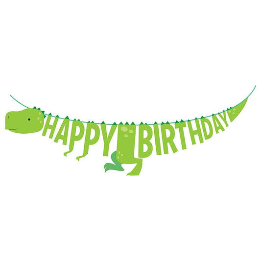 Boy Dinosaur Banners, 1/Pkg