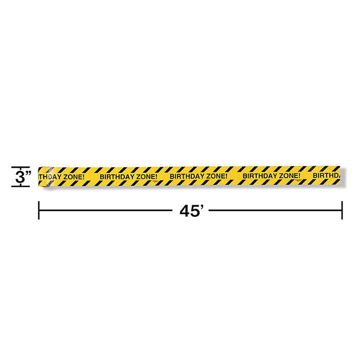 Under Construction Warning Tape, 1/Pkg