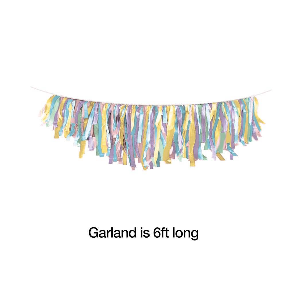 Pastel Fringe Garlands, 1/Pkg
