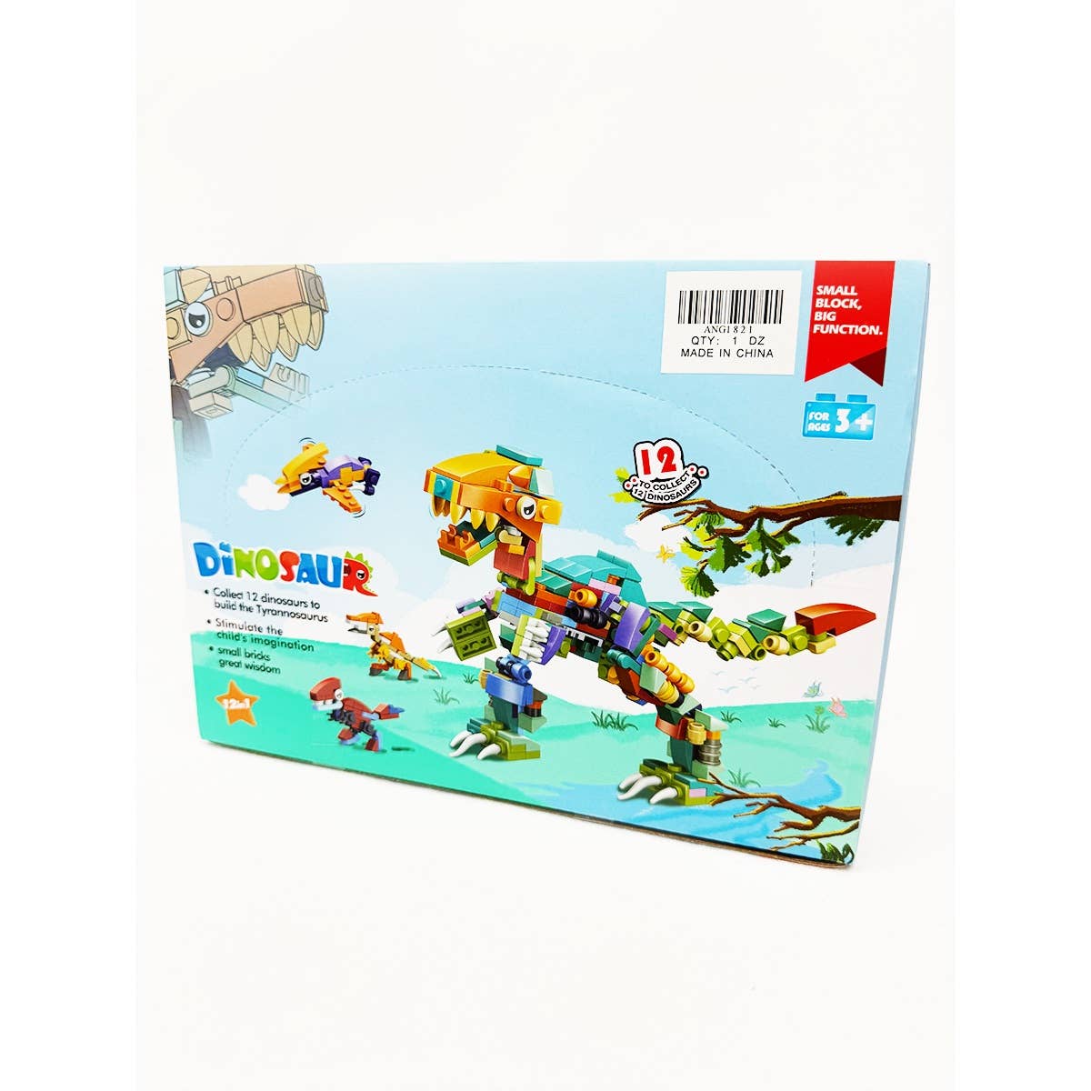 Dinosaur Building Block Toy Set