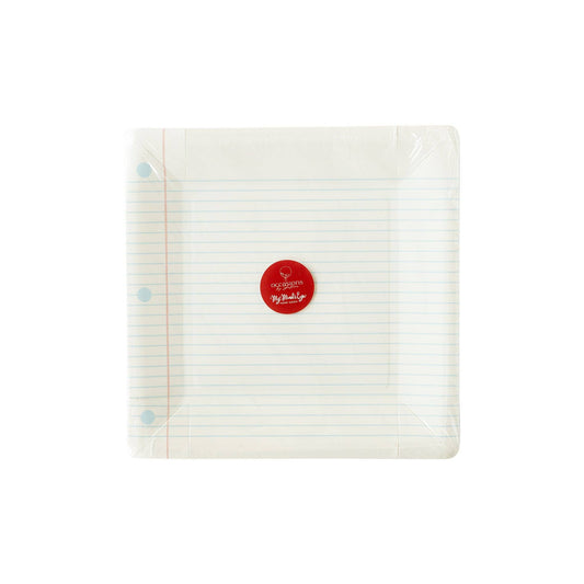 BTS940 -  Occasions By Shakira - Back To School Notebook Paper Plate