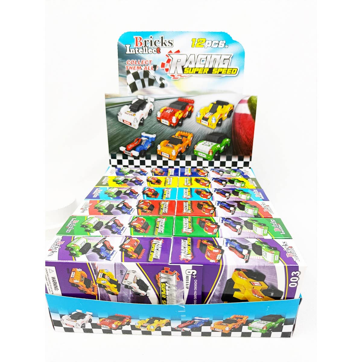 Race Car Building Blocks Set