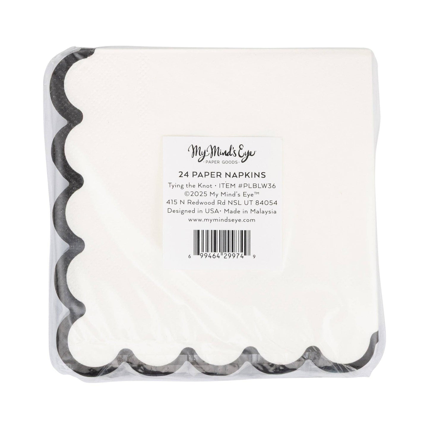 PLBLW36 - Tying the Knot Cocktail Napkin
