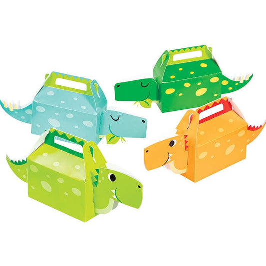Boy Dinosaur Treat Boxes, 4/Pkg