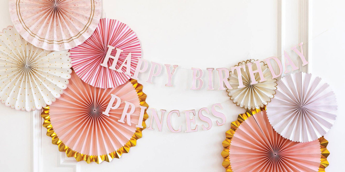 PRC802 - Princess Happy Birthday Banner