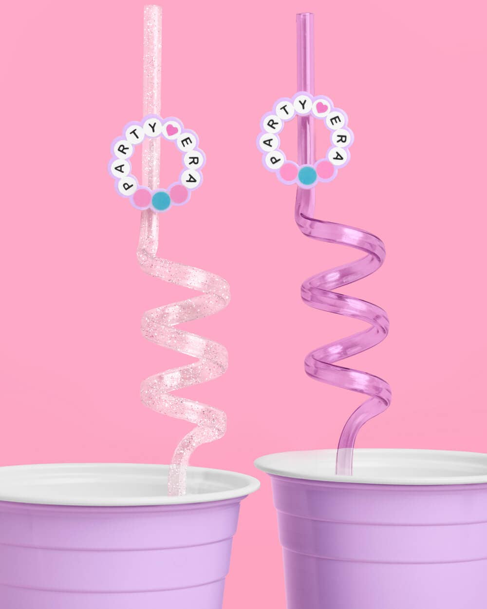 Party Era Straws - 12 reusable straws, Eras party