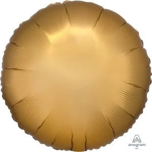18" Satin Luxe Gold Flat Circle