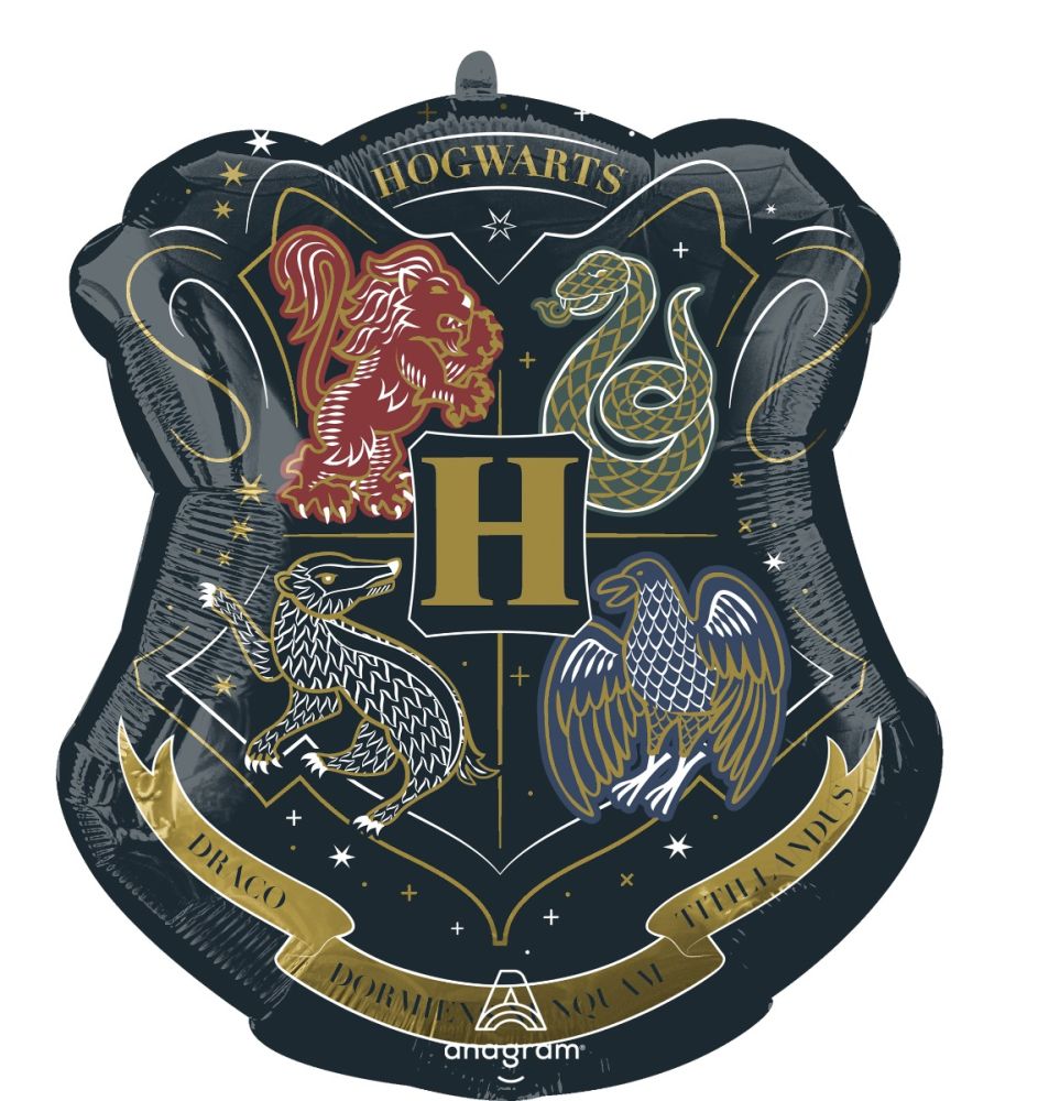 SuperShape Harry Potter Hogwarts Crest Balloon NO HELIUM
