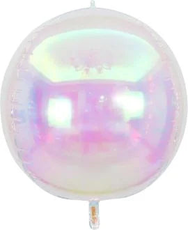 14" Iridescent Clear Orb (AIR ONLY)
