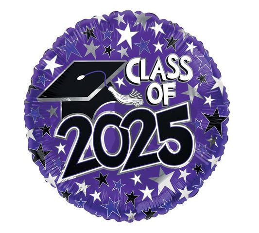 17" CLASS OF 2025 PURPLE