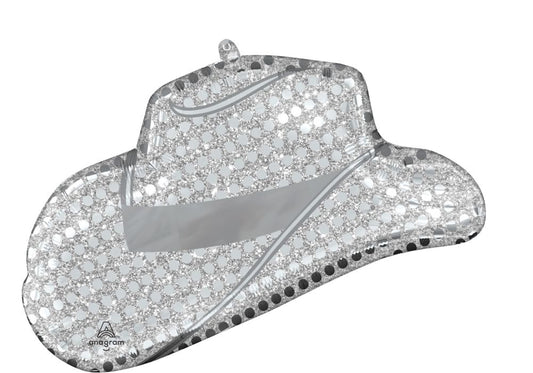 SuperShape Disco Western Hat Balloon