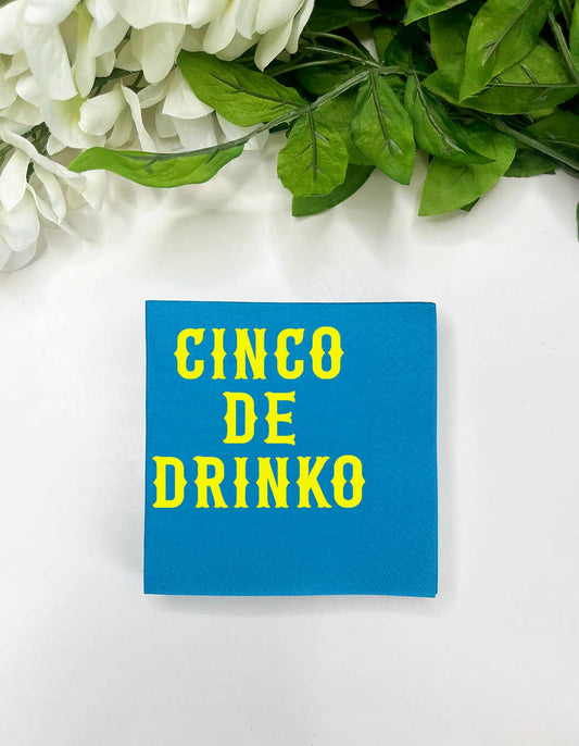 Cinco de Drinko, party decor Cocktail Napkins