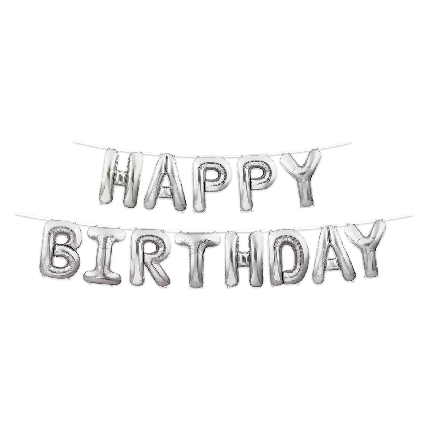 Happy Birthday Balloon Streamer - S