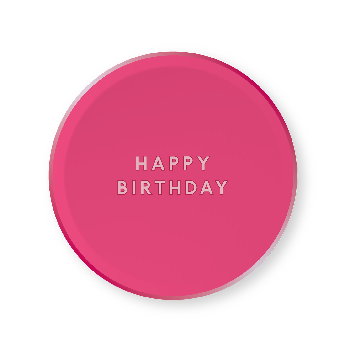 HAUTE PINK SIGNATURE HAPPY BIRTHDAY SMALL PLATES
