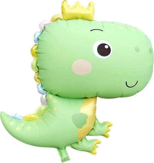 31" Matte Green Dinosaur Balloon