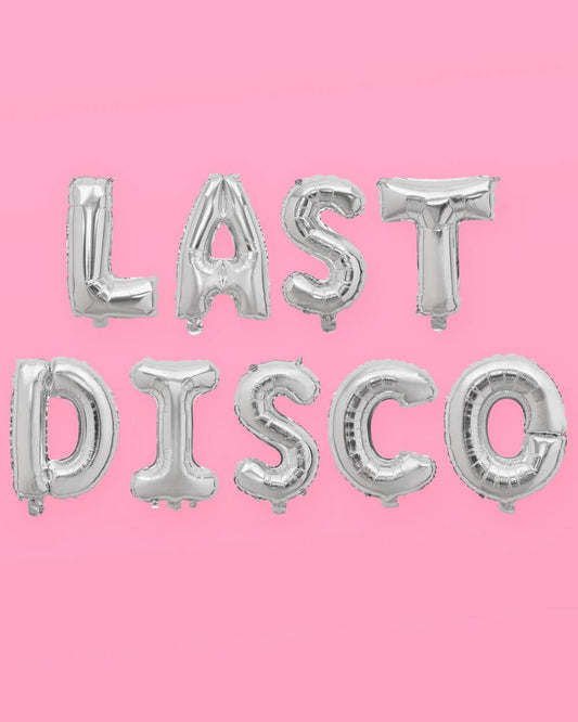 Bachelorette Last Disco Party Foil Balloons, Bridal Shower