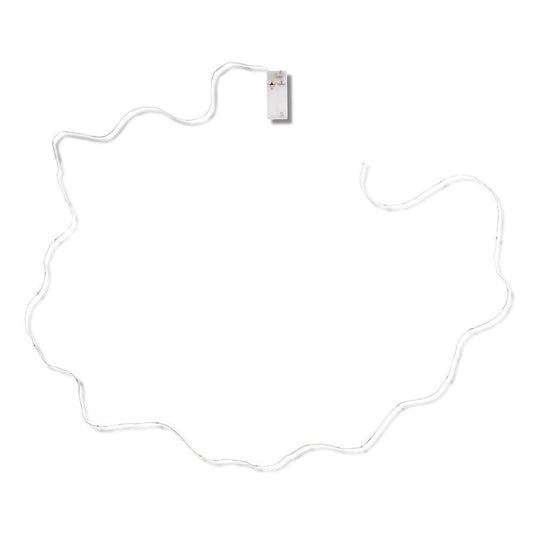 Decorative Battery Operated LED String Lights - Silver Wire