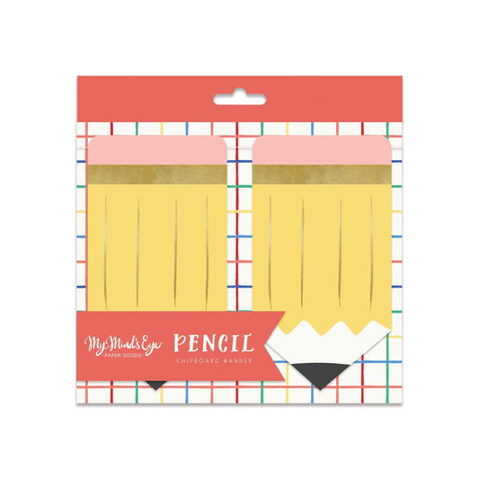 PLHB268 - Chipboard Pencils Banner