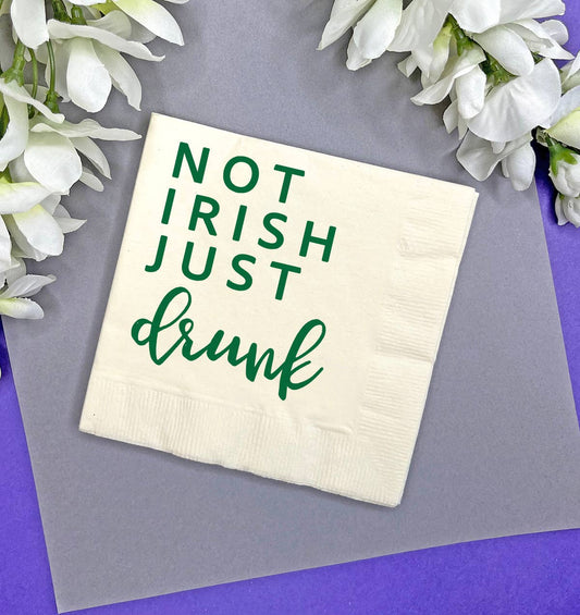 St Patricks Day Irish Napkins, Gift Store Table Filler