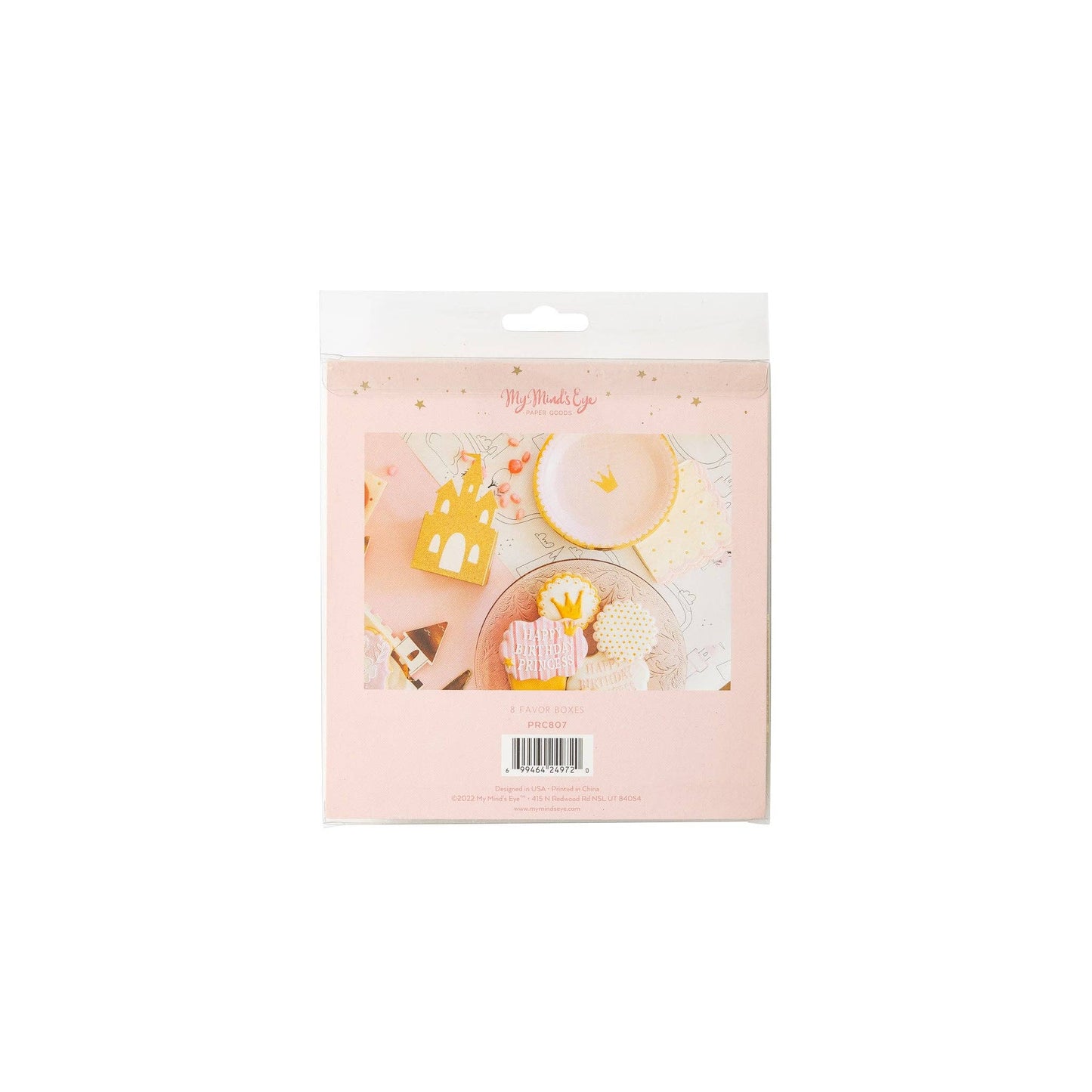 PRC807 - Princess Castle Favor Boxes