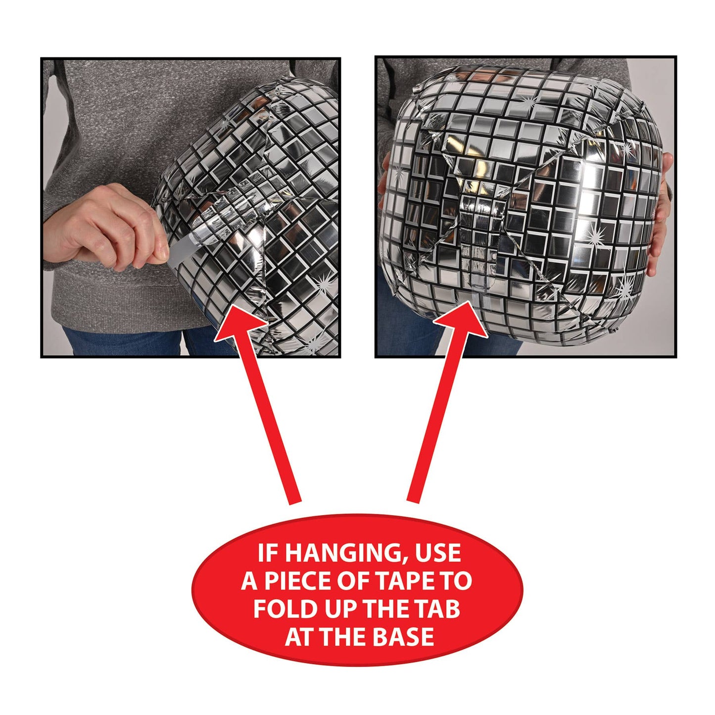 Disco Ball Balloon NO HELIUM