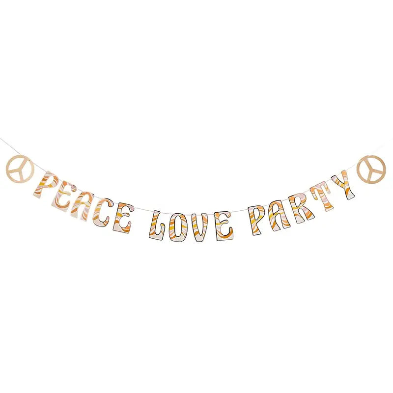 Peace Love Party' Banner 2M
