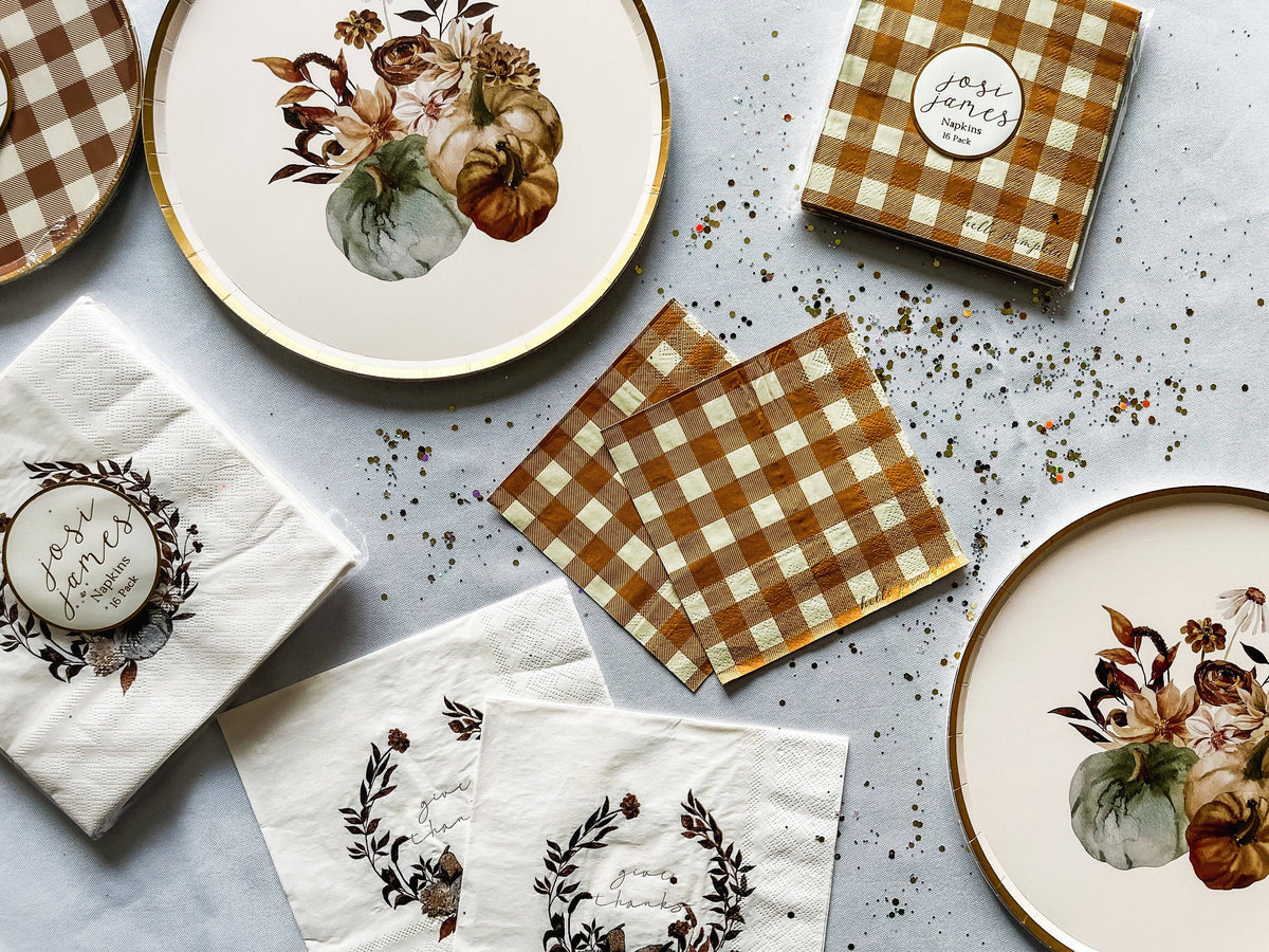 Fall Pumpkin Napkin