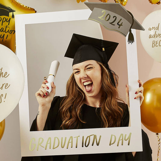 Graduation Photo Frame & Year Sticker Sheet