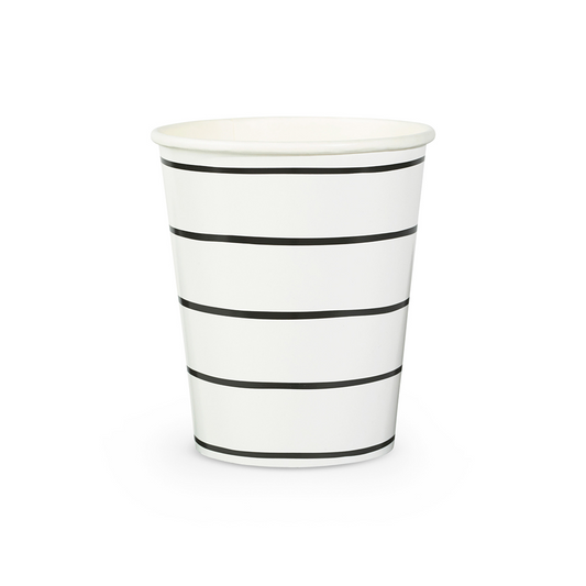 Ink Frenchie Striped 9 oz Cups
