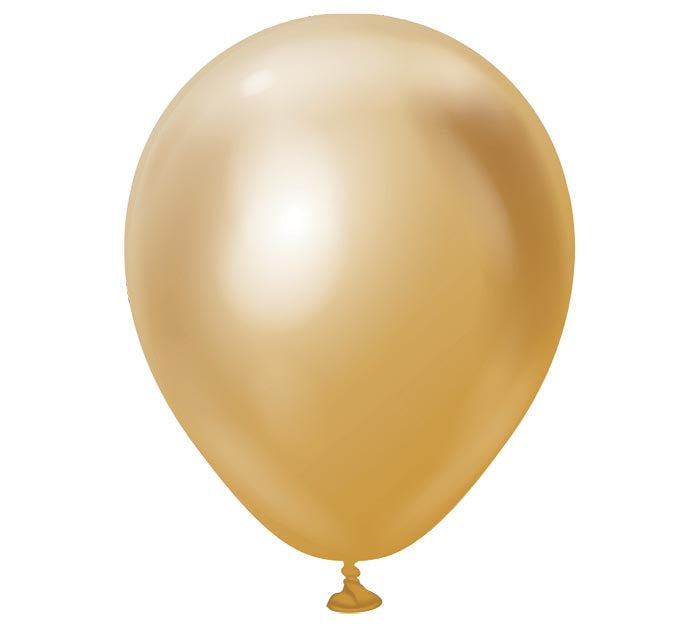 12" KALISAN MIRROR GOLD LATEX NO HELIUM