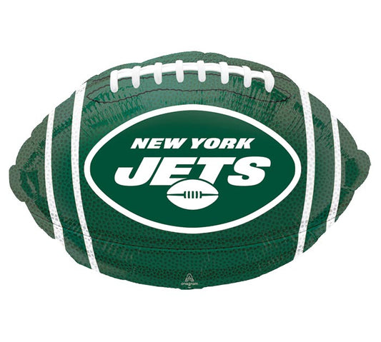 17" NFL NEW YORK JETS FOOTBALL NO HELIUM