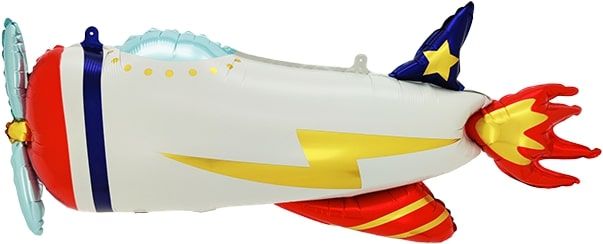 37" Vintage Plane Balloon