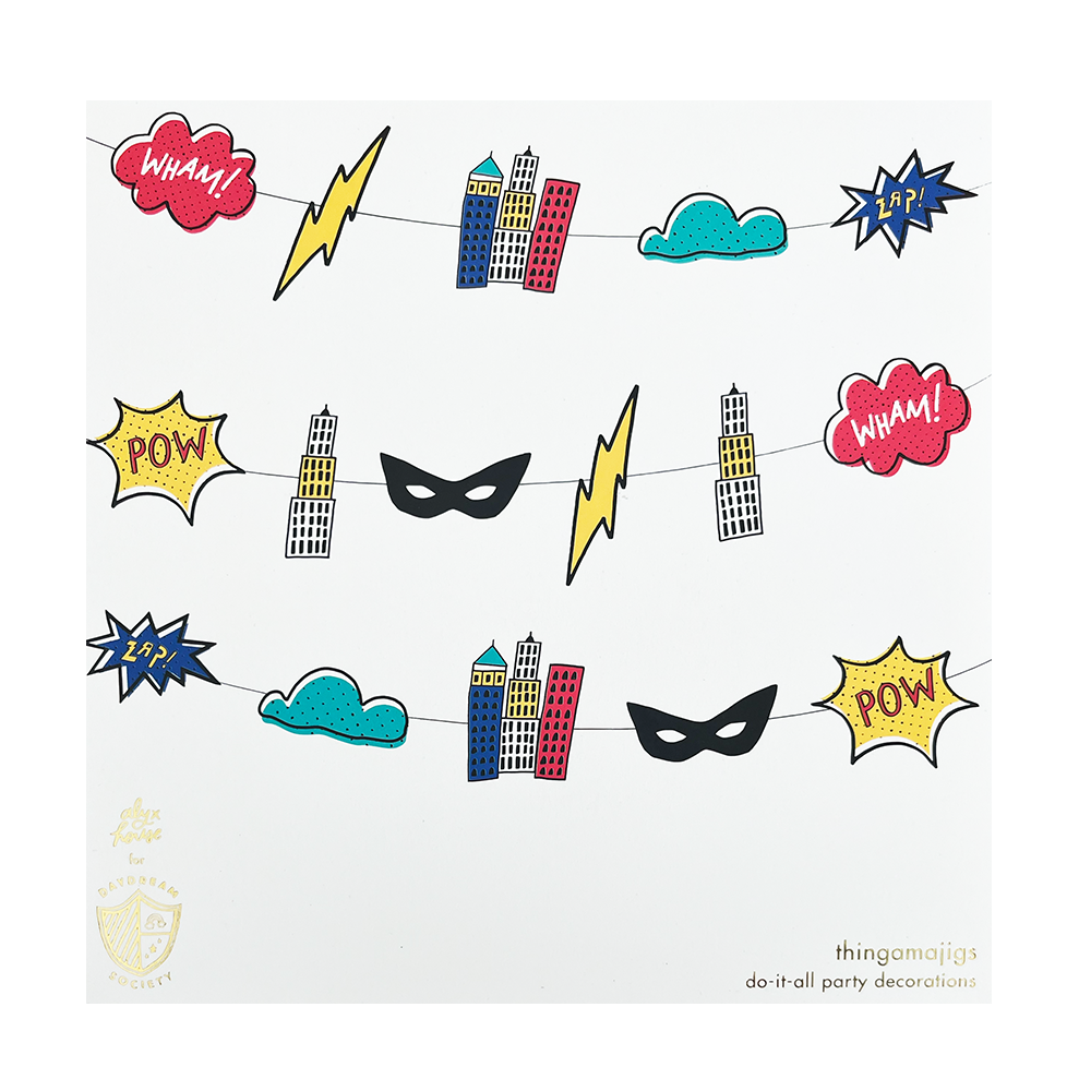 Superhero Thingamajigs Banner
