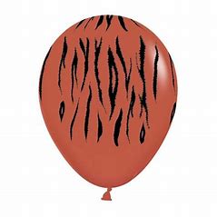 11" SEMPERTEX TIGER PRINT LATEX ASST