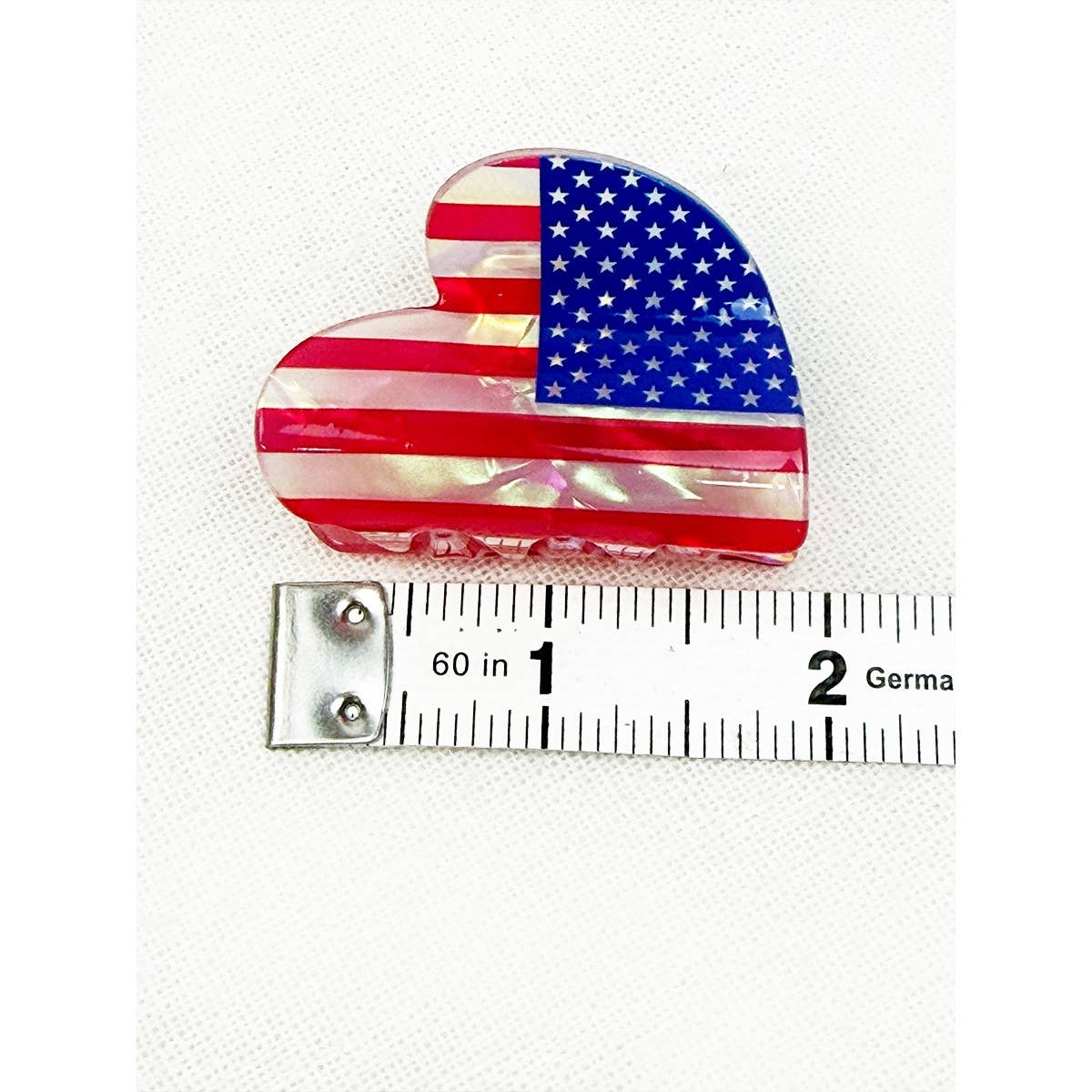 Mini 4th of July Hair Claw Clips